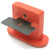 Red Rubber Bumper 2.94" (L) x 1.9" (W) x 2.14" (H) plus Tab