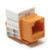 CAT 5e Keystone Jack Orange CAT 5e Keystone Jack Orange