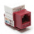 CAT 5e Keystone Jack Red CAT 5e Keystone Jack Red