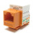 CAT 6 Keystone Jack Orange