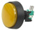 2 Inch Push Button Lighted Game Switch - Amber