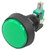 1-1/2 Inch Push Button IlluminatedGame Switch - Green