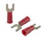 22 - 18 AWG Insulated Spade Terminals, #6 - 100 Pieces