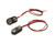 Pack of 2 - 9V Battery Snap, Inline Entry, Hard Cover