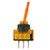 Lighted 12V Paddle Toggle Switch SPST 20A Amber