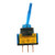 Lighted 12V Paddle Toggle Switch SPST 20A Blue