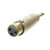 Adapter 3 Pin XLR Female to 1/4" Mono Male
