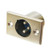 Audio Connector, 3 pin XLR Male Chassis Audio Connector, 3 pin XLR Male Chassis