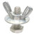 Stainless Steel Bolt & Wing Nuts 12 Pack