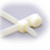 Cable Zip Tie, Ring Mount, 16 Inch, Color: White (Natural), 100 Piece