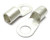 1/0 Gauge Non-Insulated 1/2 Inch Ring Terminal, 2 Piece