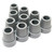 Replacement Rubber Cane-Crutch Tips, Grey, 3/4 Inch, 10 Piece