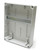 Enclosure Box for Industrial Sockets, IP67, DIN Rail