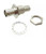 Alpha Wire CMC-1052, Chassis Mount BNC Adapter Jack To Jack, 75 Ohm, 60 Piece