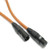 Professional 3-Pin XLR Male to Female Microphone Cable 25 Foot Orange
