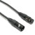 Professional 3-Pin XLR Male to Female Microphone Cable 10 Foot Black