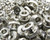4-40 Nickel-Plated Brass Knurl Nut, 25pak