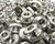 4-40 Nickel-Plated Brass Knurl Nut, 100pak
