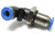 Push to Connect Tube Fitting, M14 Bulkhead Union Elbow, 6mm (1/4 in.) Tube OD, 10pcs