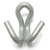 Thomas & Betts 30-01732 Ram's Horn Type Drop Wire Hook, 50-pack