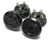 Tube Socket, Bakelite, 4-pin, 4pc Lot
