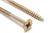 Wood Screw, #10 x 2.75" Philips Head, Plated, 500pcs