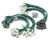 DC Panel Mount Jack, 2.5mm x 5.5mm to 2-Pin Push-On w/wire, 100pcs DC Panel Mount Jack, 2.5mm x 5.5mm to 2-Pin Push-On w/wire, 100pcs