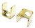 0.250 Quick Connect Tab PCB Terminal, #8 Hole, 2-tab, 90 degree, 100pcs