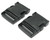 2 Inch Width Side Release Plastic Buckles, 2 sets