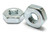 Hex Machine Screw Nut, 8-32, Steel, 100 Piece