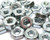 Hex Machine Screw Nut, 8-32, Steel, 100 Piece