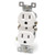 Duplex Receptacle White 100 Pack