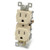 Duplex Receptacle, Ivory Tamper Resistant Duplex Receptacle, Ivory Tamper Resistant
