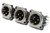 Neutrik NC3MBHR 3-Pole XLR Male, PC Mount, 3pcs Neutrik NC3MBHR 3-Pole XLR Male, PC Mount, 3pcs