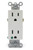Legrand 26262-HGW 125VAC 15 Amp Decorator Outlet, Hospital Grade, White, 10pcs Legrand 26262-HGW 125VAC 15 Amp Decorator Outlet, Hospital Grade, White, 10pcs