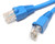 Cat 5E Network Patch Cords, 1 Meter, Blue, 30 Piece Lot