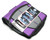 Case-It D-146 3" 3-Ring Zipper Binder, Purple