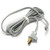 18/2 HPN Replacement Power Cord, Gray, 8 Foot