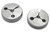 Threaded Ring Gage, 10-32 Thread, UNRF, 3A Thread Class Go & No Go, pair