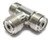 SO239 UHF Tee Adapter, F-F-F