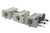 SMC NCDQ2B12-10D Compact Pneumatic Cylinder w/Flange, 3pcs