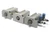 SMC NCDQ2B12-10D Compact Pneumatic Cylinder w/Flange, 3pcs