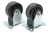 Plate Caster Set, 3 Inch, 2x Swivel, 2x Straight
