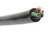 Alpha Wire 704R 23AWG, 4-conductor Unshielded Coil Cord, 5ft, Black