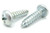 #10 x 3/4", Steel, Self Tapping Screw, Pan Head, Phillips, 1200 Piece Lot
