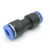 Straight Pneumatic Fitting, 6mm (1/4 in.), Push-To-Connect, 30pk