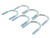 Standard U-Bolt, Zinc-Plated Steel, 5/16"-18 Thread Size, 6pk