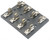 4-Gang Fuse Block for 3AG Glass Fuses