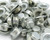 3/8" Washer-Cap Push Nut, Zinc-Plated Steel, 100pc