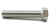 1/2"-13 x 2-1/2" Stainless Steel 316, Hex Bolts, 10pk